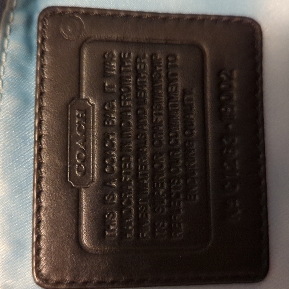 Coach bag - leather with large pockets - Picture 4 of 4